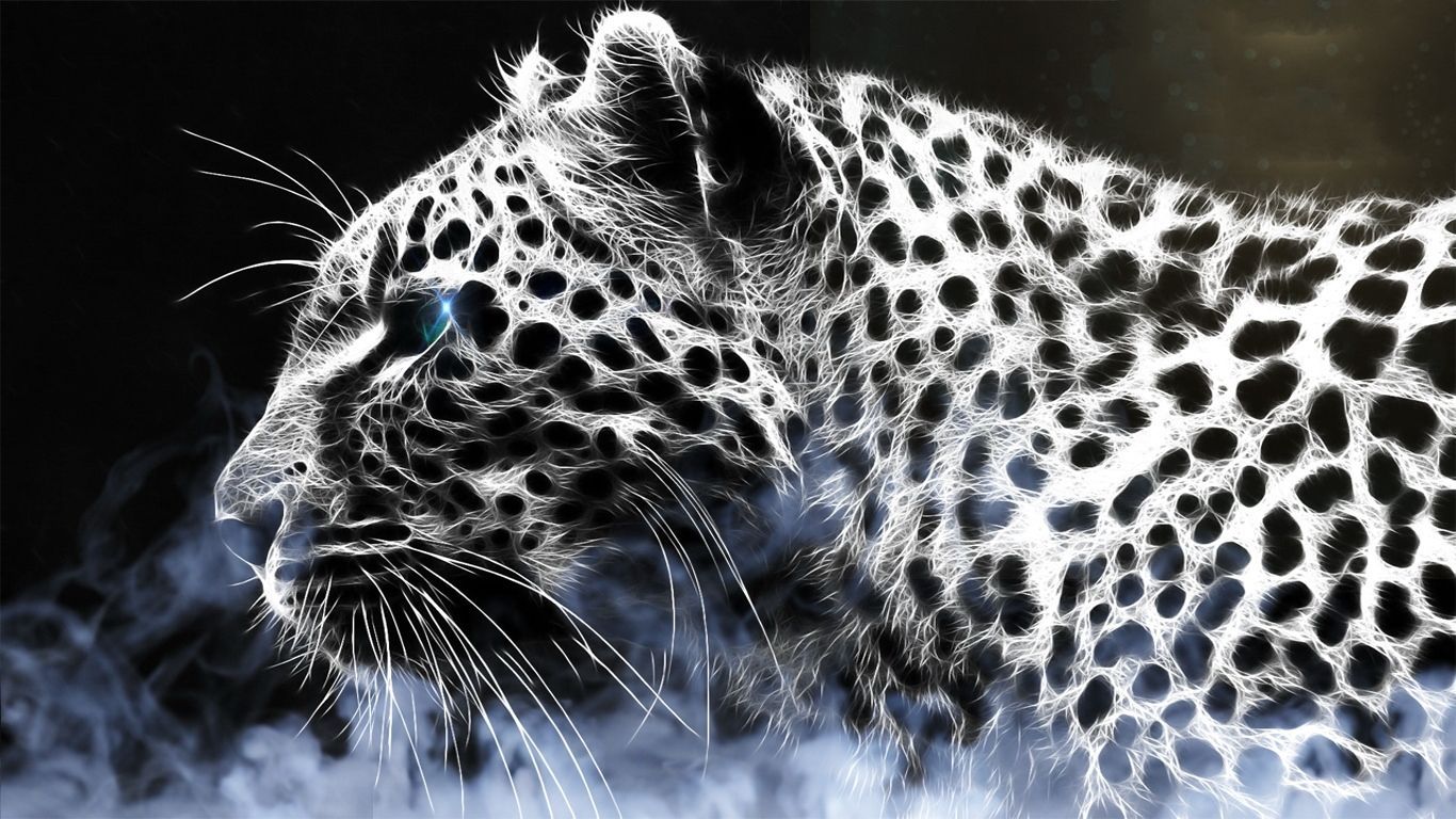 Leopardi stilizzati con foglie tropicali, 1100x1318 Full HD Verticale, Smartphone