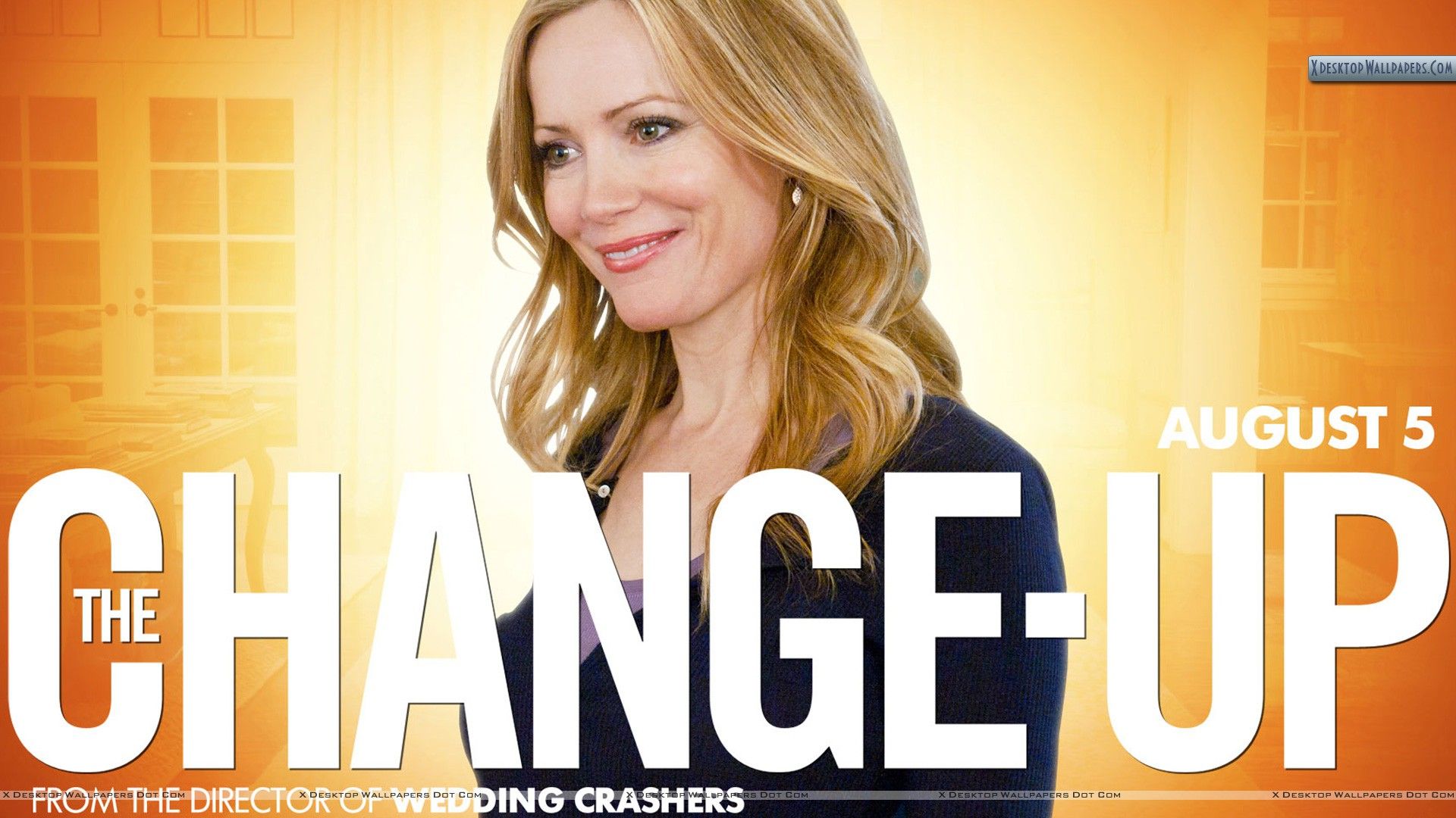 Leslie Mann sorridente abito giallo, 1280x1925 Full HD Verticale, iPhone