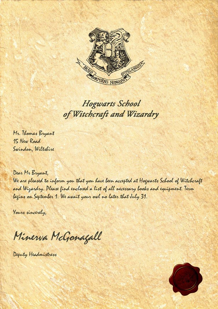 Lettera di Hogwarts pergamena, scuola di magia, 752x1063 Full HD Verticale, iPhone