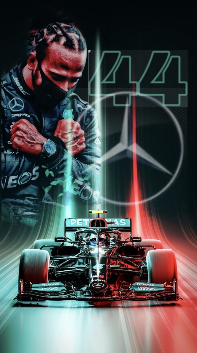 Lewis Hamilton Mercedes F1, 664x1188 Full HD Verticale, Smartphone