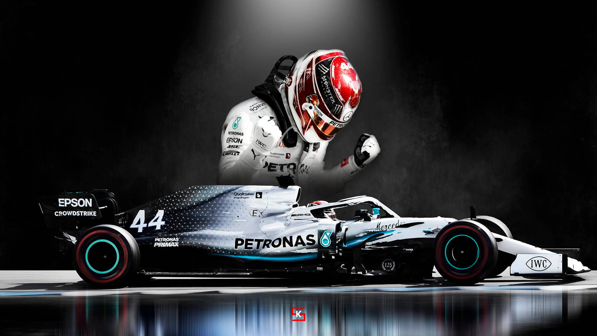 Lewis Hamilton monoposto Mercedes, 1920x1080 1080p, Desktop
