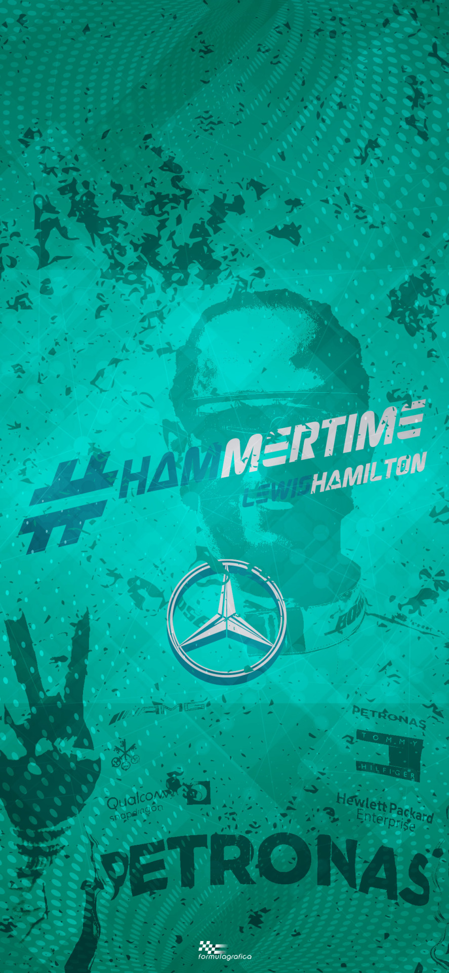 Lewis Hamilton Mercedes Petronas, 887x1920 Full HD Verticale, Google Pixel