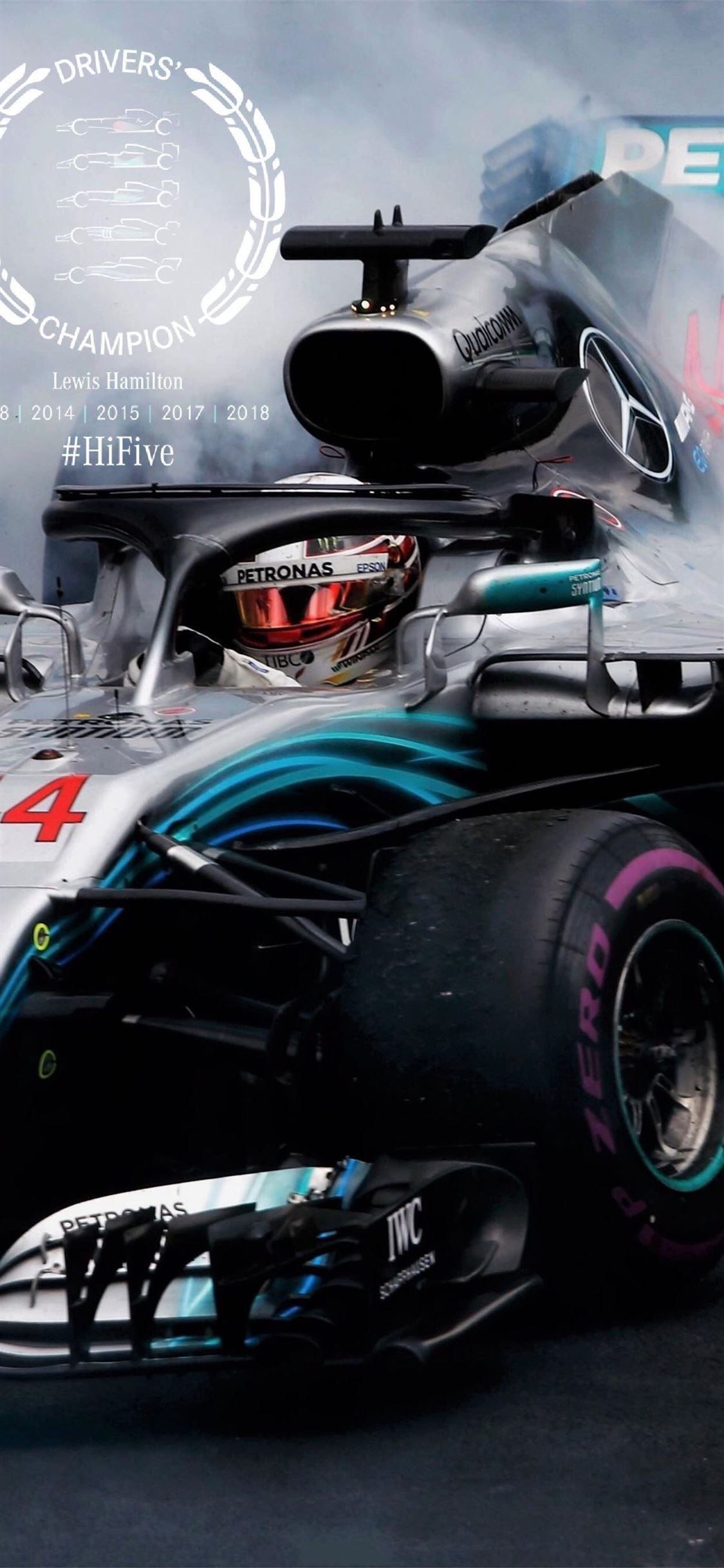 Lewis Hamilton auto Mercedes F1, 1125x2436 Full HD Verticale, Smartphone