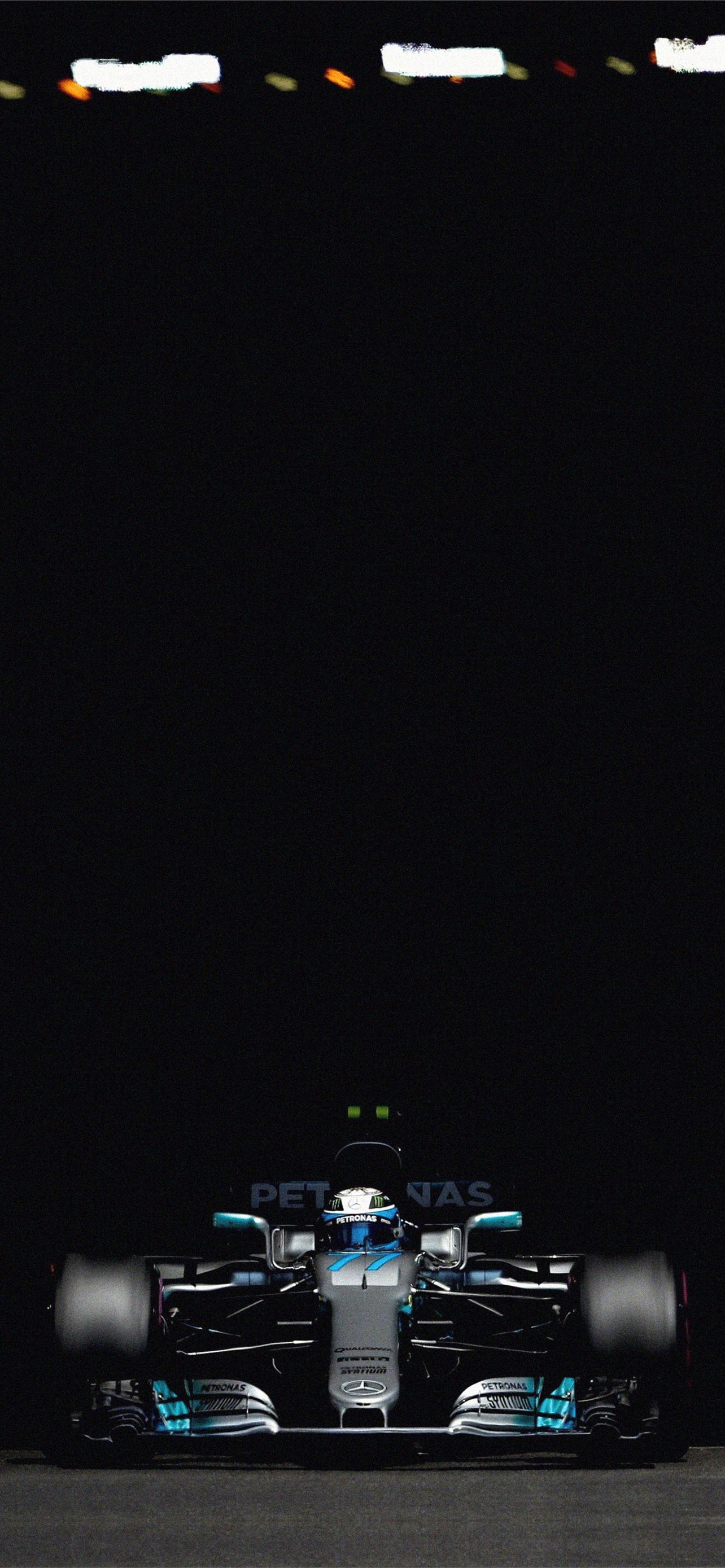 Auto F1 Mercedes nera, 1284x2778 Verticale, Mobile