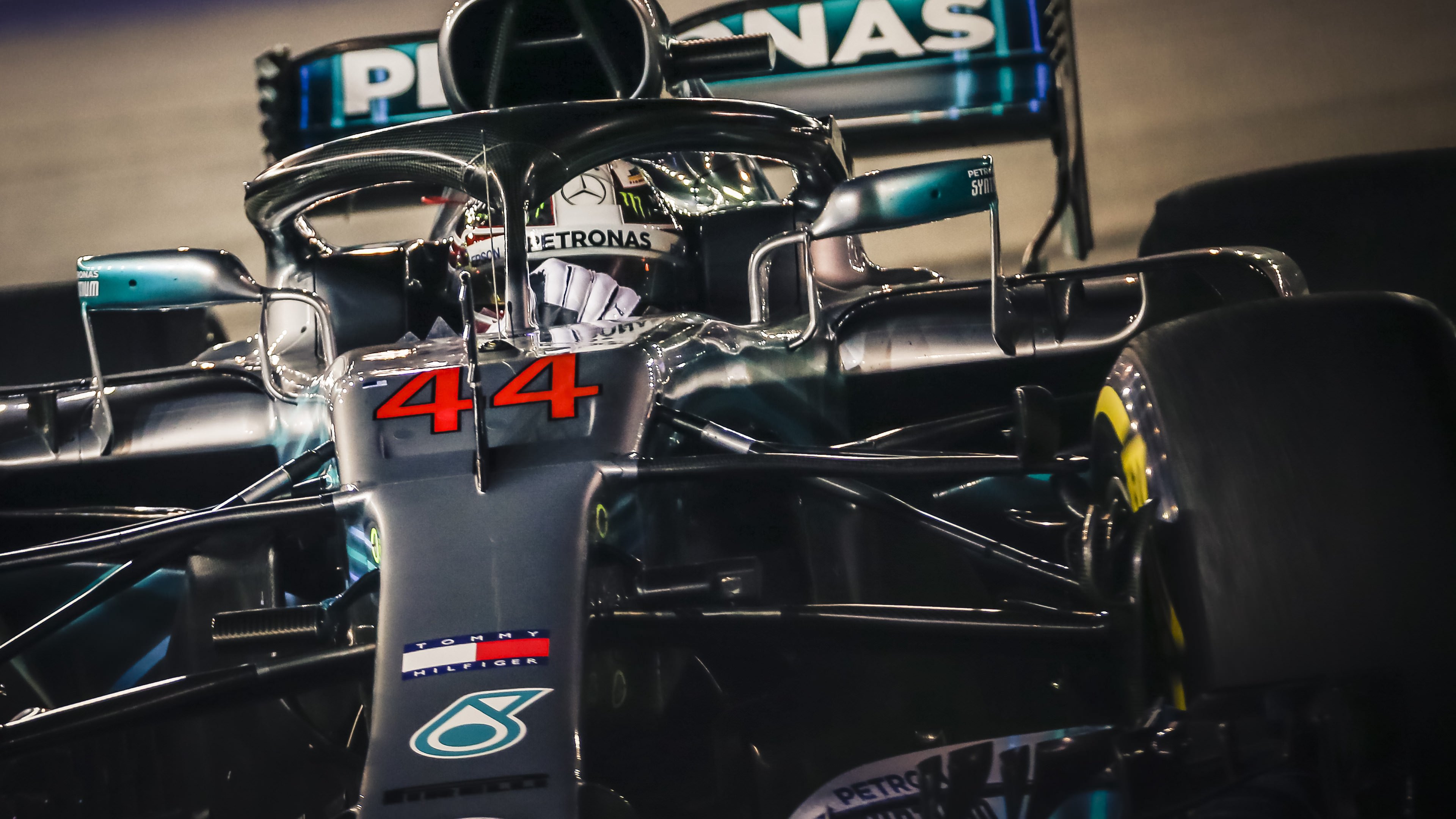 Auto F1 Mercedes numero 44, 3840x2160 UHD, PC 4K