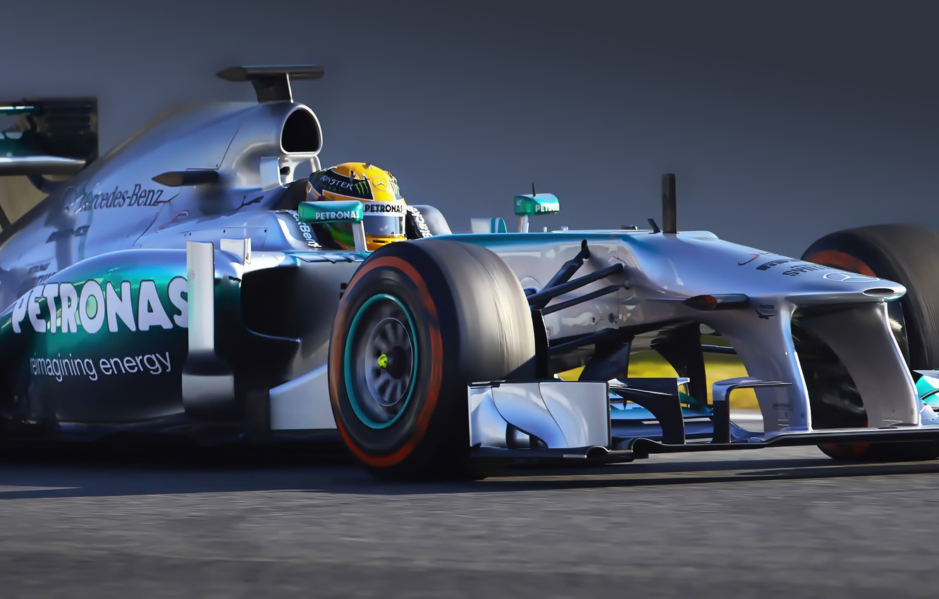 Auto Formula 1 Mercedes, 1332x850 HD, Desktop