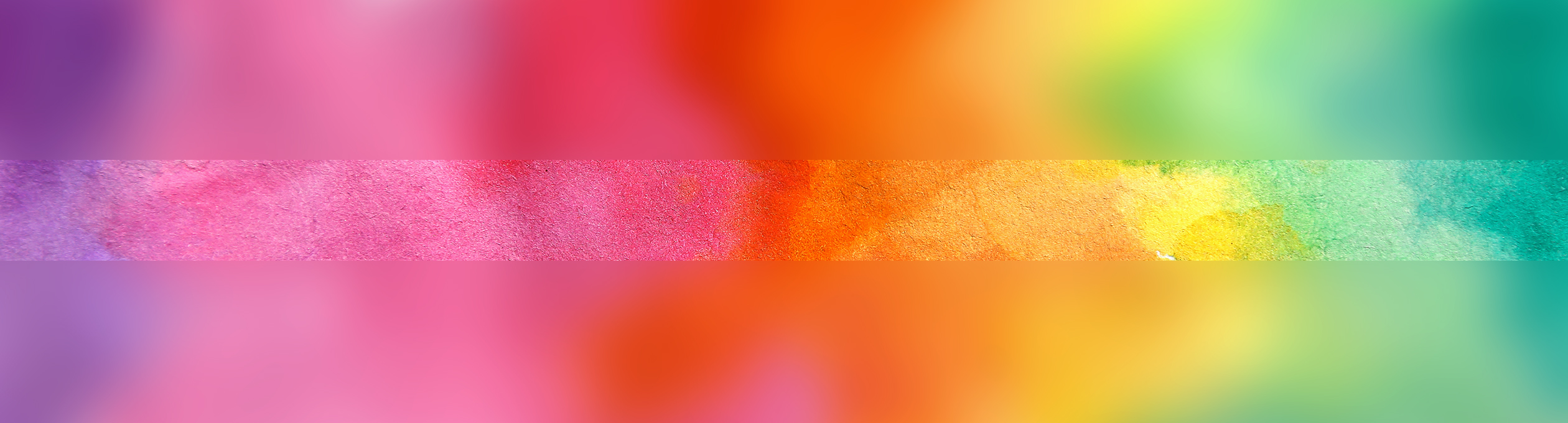Sfondo acquerello arcobaleno colorato, 2520x680 Ultrawide, Dual Monitor