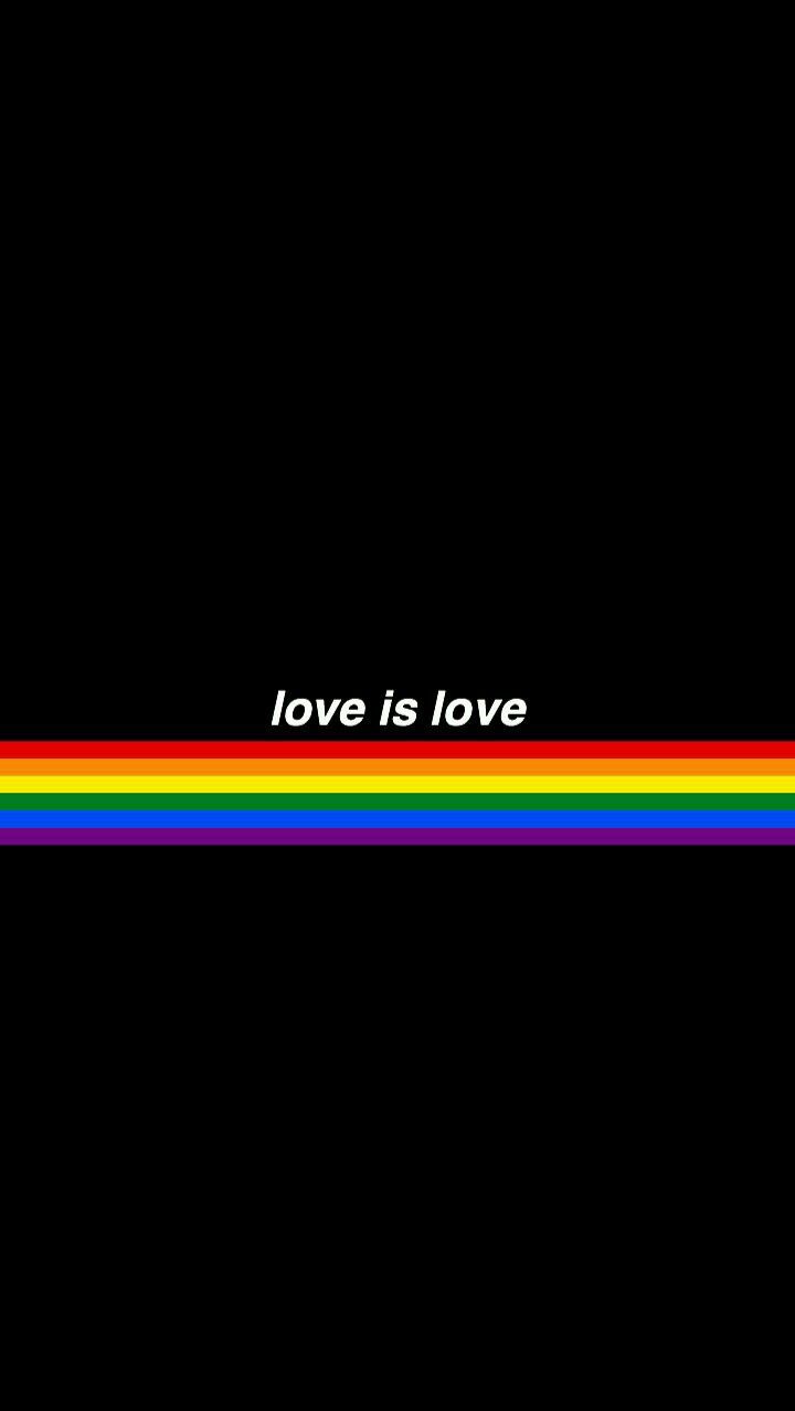 Love is love bandiera arcobaleno, 720x1278 Full HD Verticale, iPhone