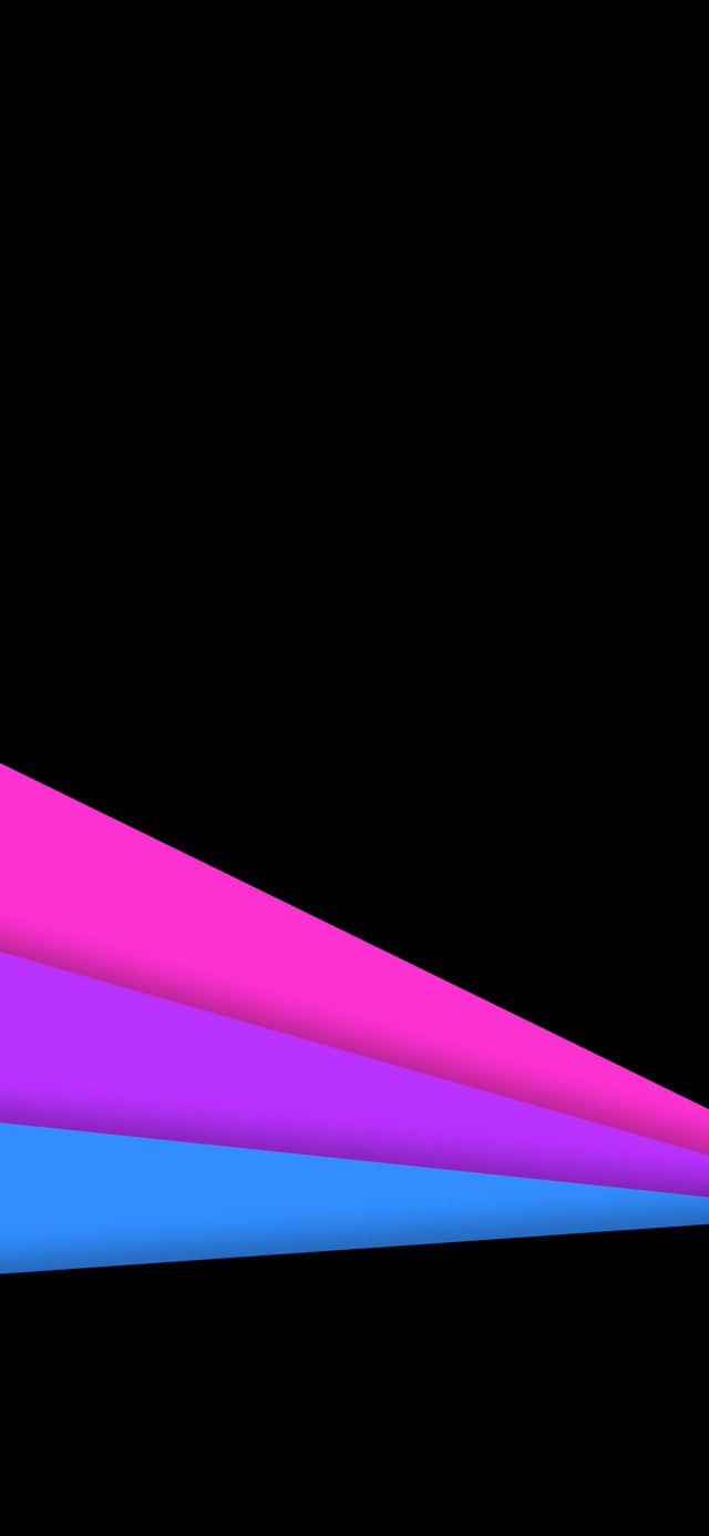 Triangoli sfumati rosa viola blu, 640x1385 Full HD Verticale, iPhone