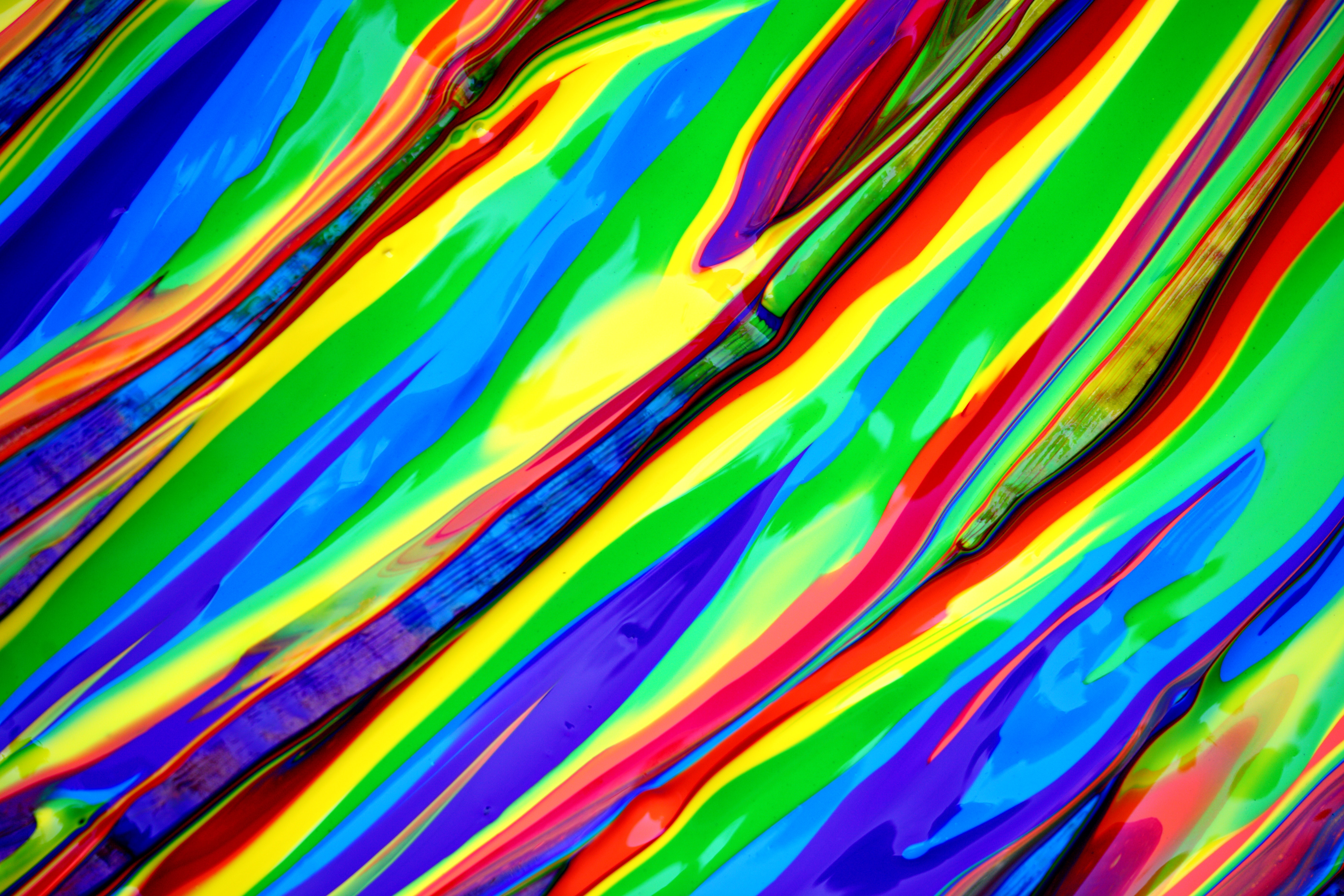Strisce fluide arcobaleno colorate, 5616x3744 4K, Desktop 4K