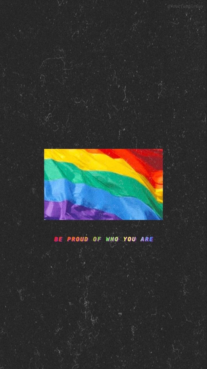 Bandiera arcobaleno LGBT sfondo scuro, 720x1280 Verticale, Mobile