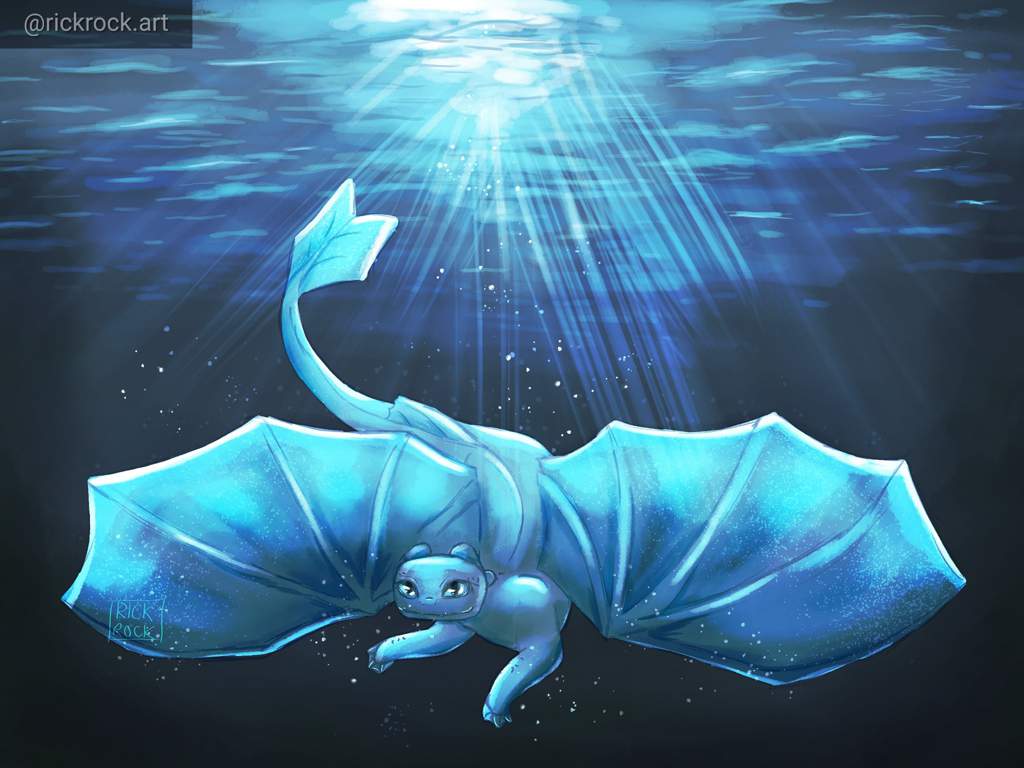 Light Fury drago sott'acqua, Sdentato, 1024x768 HD, PC