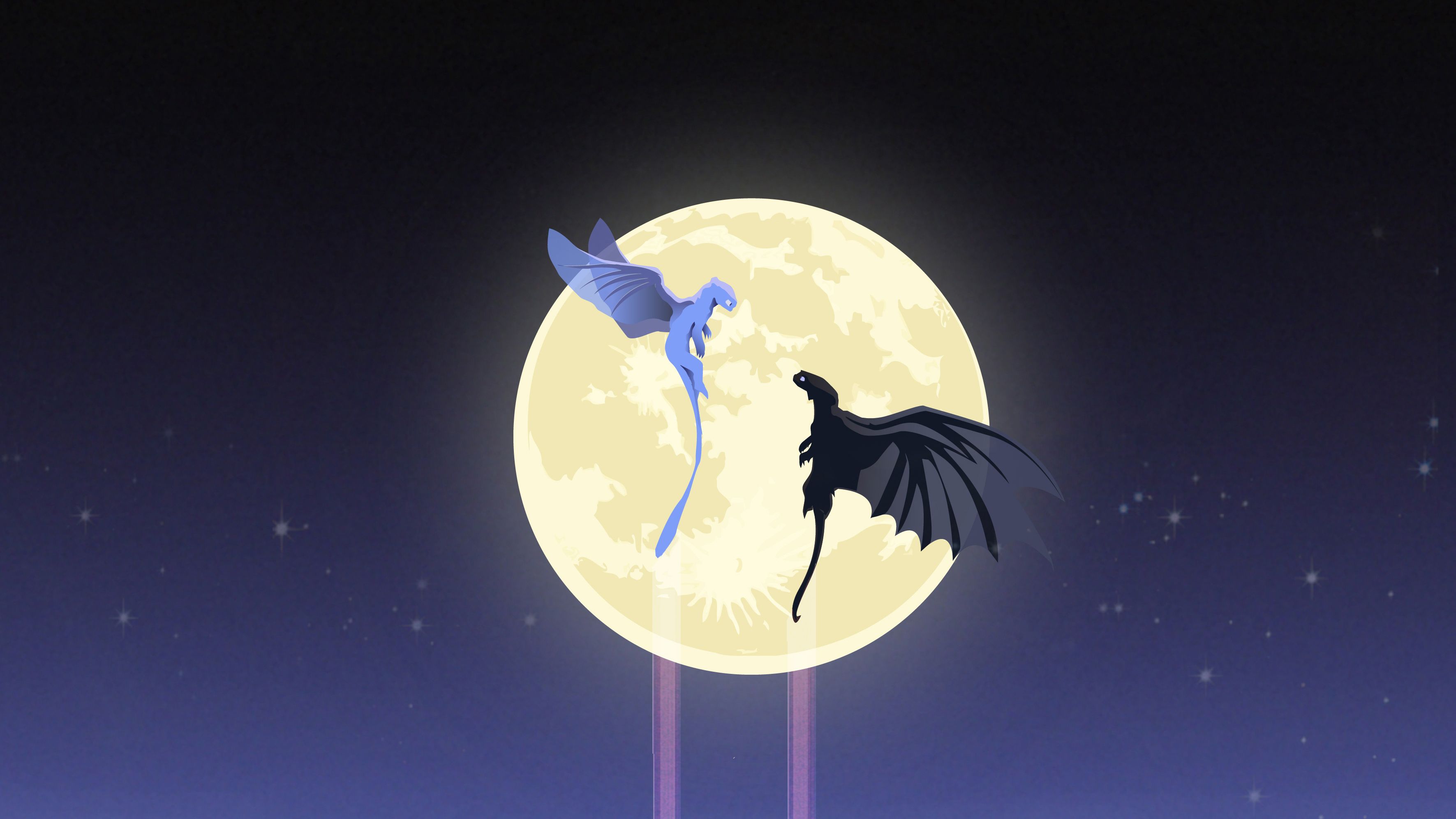Sdentato e Furia Chiara luna, 3542x1992 2K, Desktop