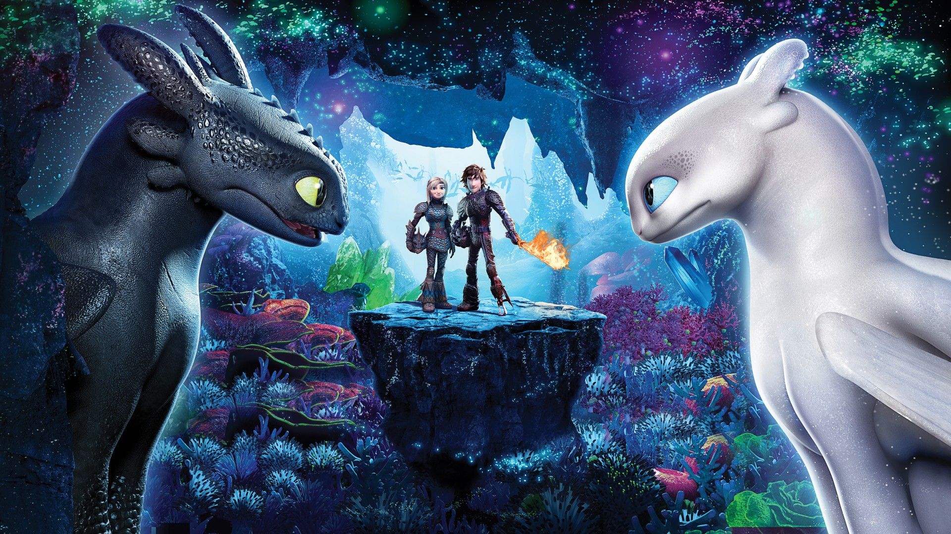 Light Fury e Sdentato, Dragon Trainer, 1920x1080 1080p, PC