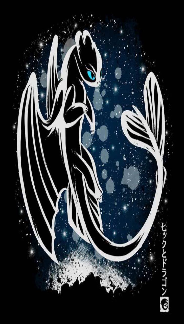 Light Fury drago bianco, 728x1280 Full HD Verticale, Smartphone