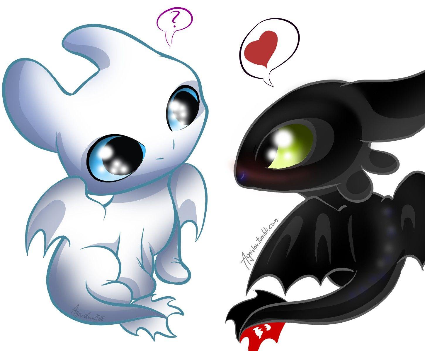 Light Fury e Sdentato baby, 1450x1200 HD, Desktop