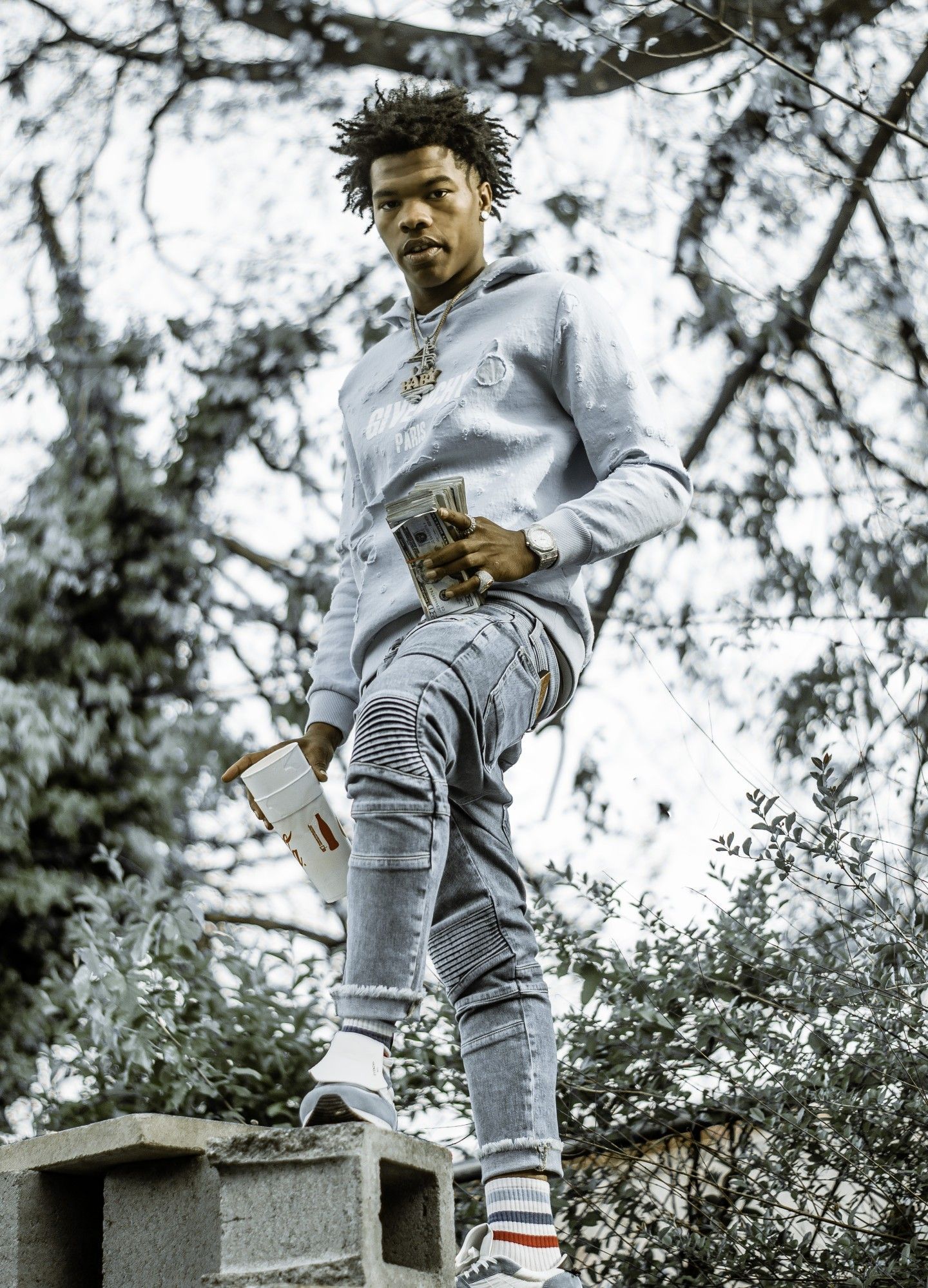 Rapper Lil Baby sul palco, 1210x1815 Full HD Verticale, Samsung Galaxy