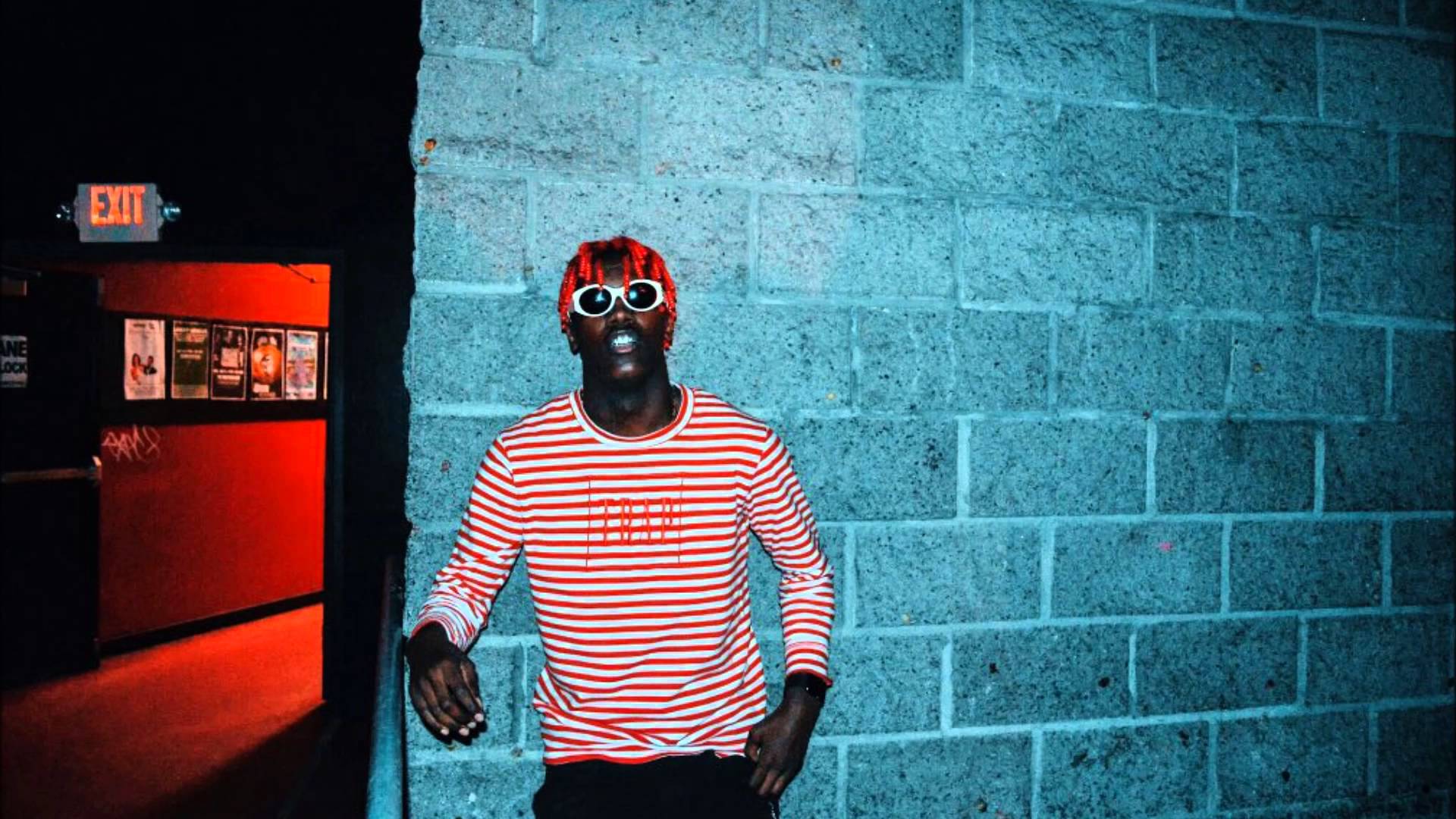 Lil Yachty maschera muro blu, 1920x1080 1080p, PC