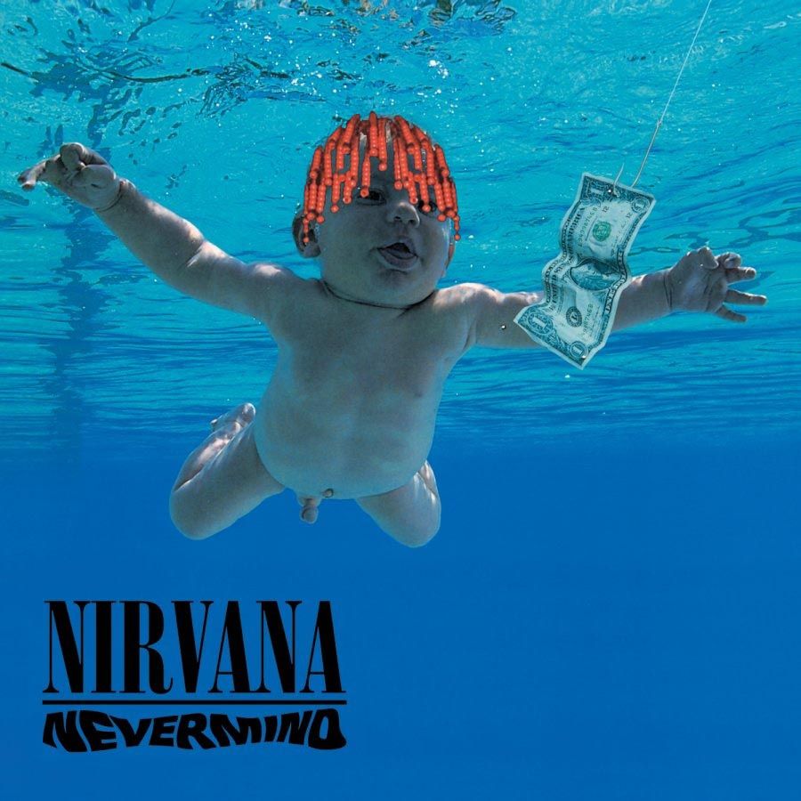 Nirvana Nevermind copertina album, 900x900 HD, PC Desktop