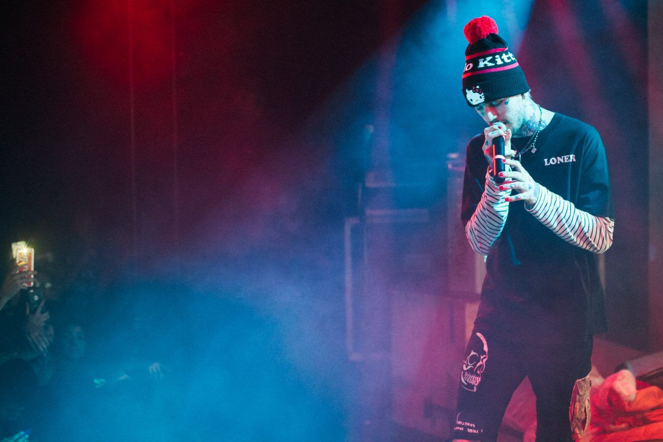 Lil Peep concerto sul palco, 1300x867 720p, PC