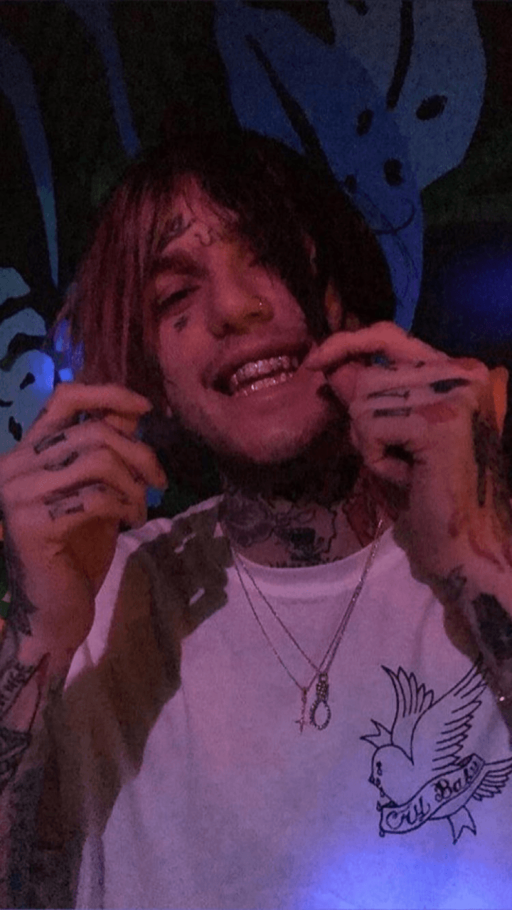 Lil Peep tatuaggi maglietta bianca, 720x1280 Full HD Verticale, iPhone