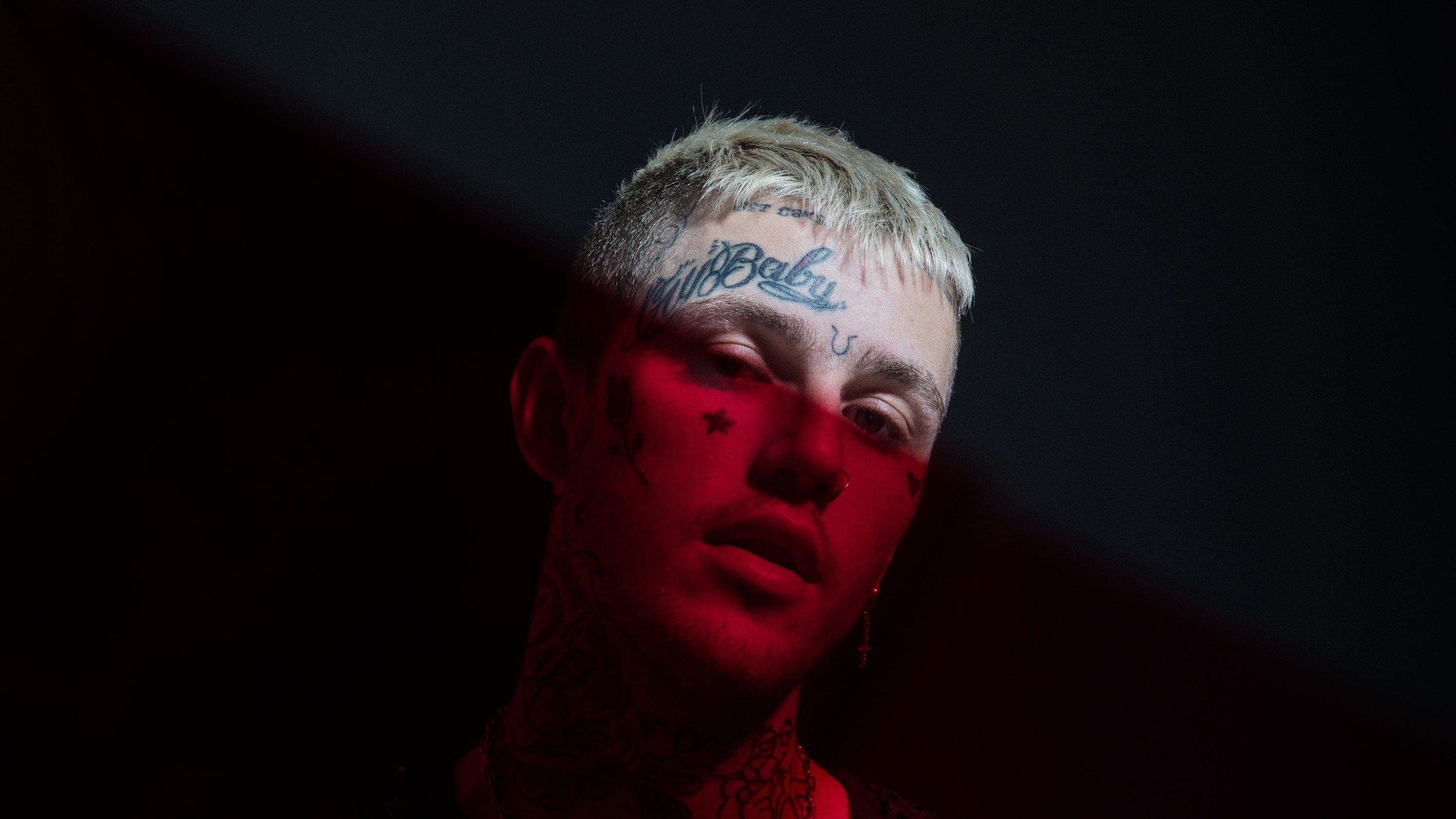 Lil Peep ritratto luce rossa, 2992x1683 WQXGA, Monitor Gaming