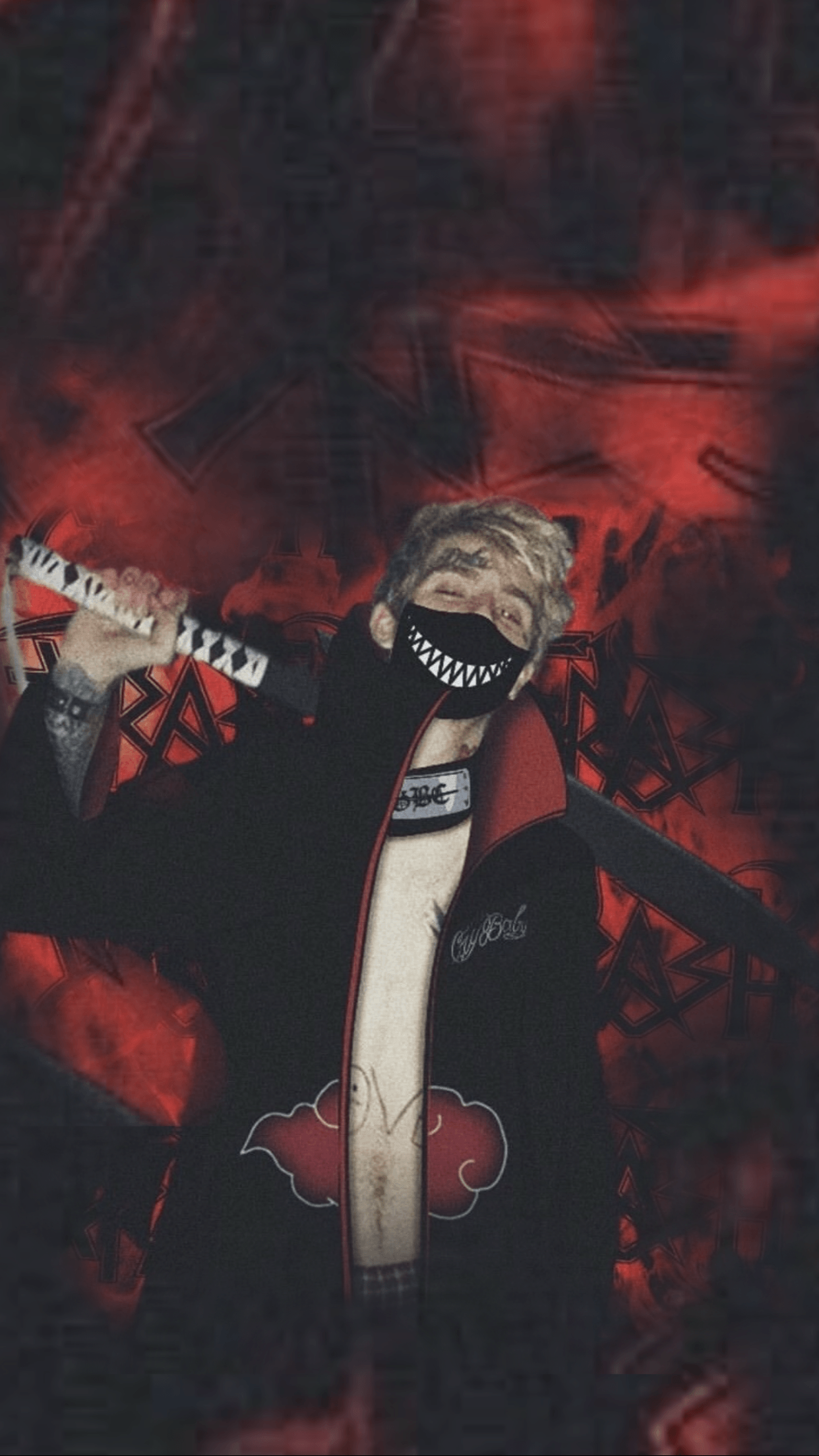 Lil Peep tema rosso scuro, 1242x2208 Full HD Verticale, iPhone Air