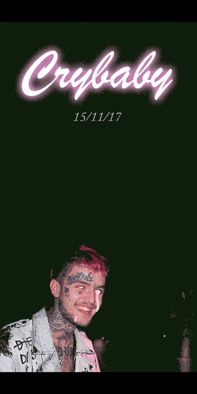 Lil Peep Crybaby ritratto scuro, 640x1280 Verticale, iPhone Plus