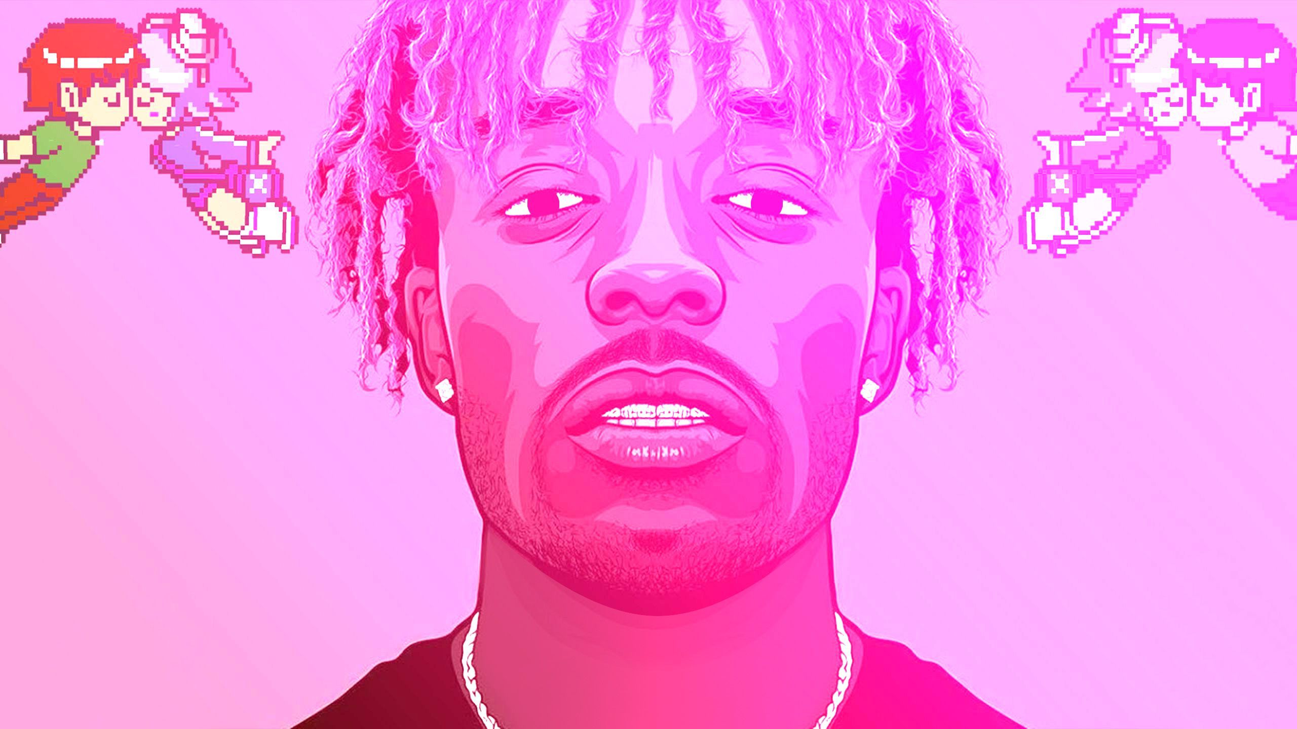 Lil Uzi Vert cover art rosa, 2560x1440 1440p, Desktop