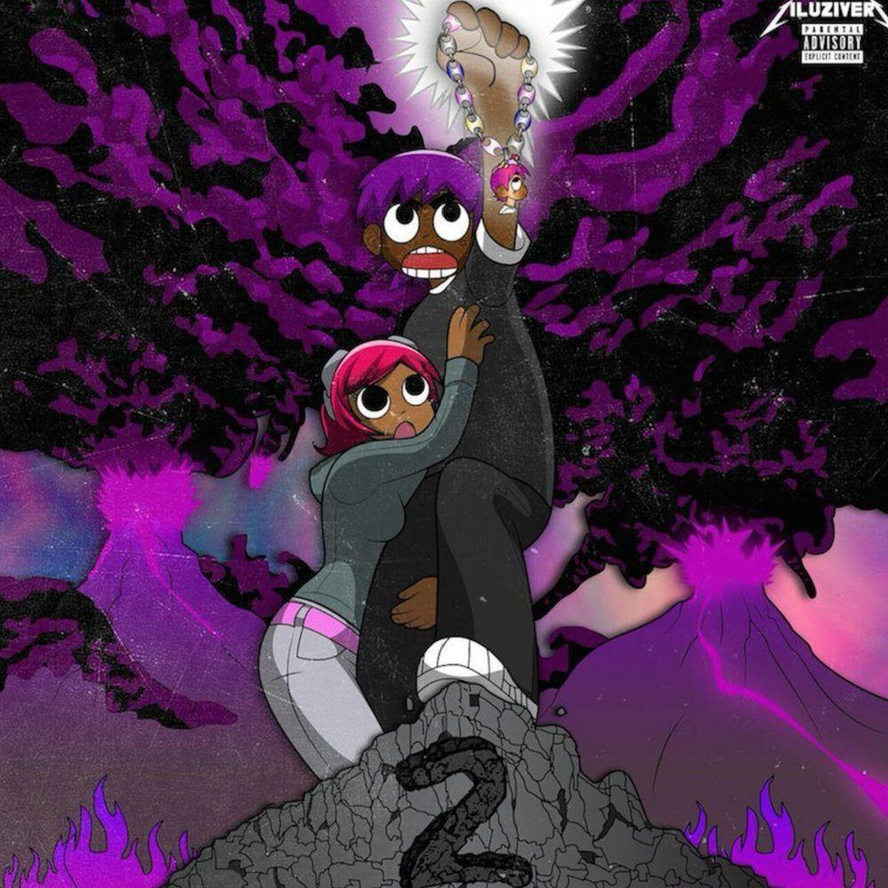 Lil Uzi Vert cover art viola, 1000x1000 HD, Laptop
