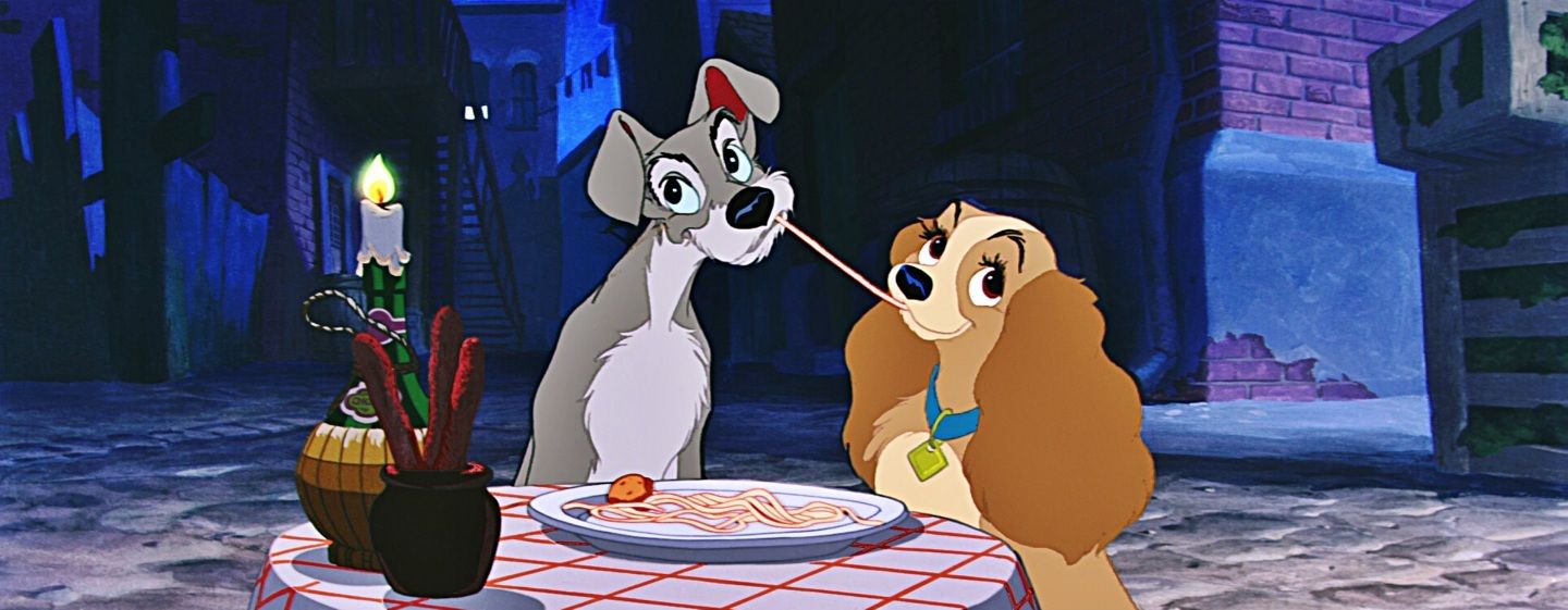Lilli e il Vagabondo spaghetti, 1440x561 Ultrawide, PC Desktop