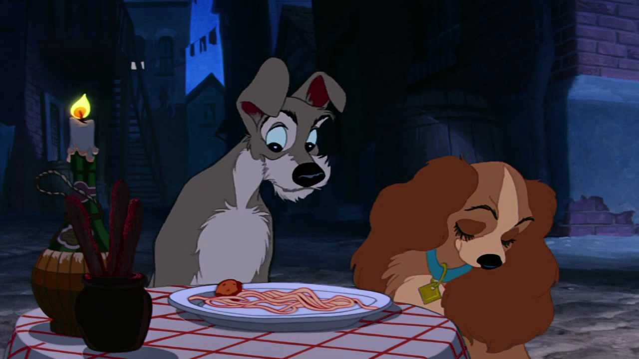 Lilli e il Vagabondo, spaghetti, 1280x720 720p, iMac