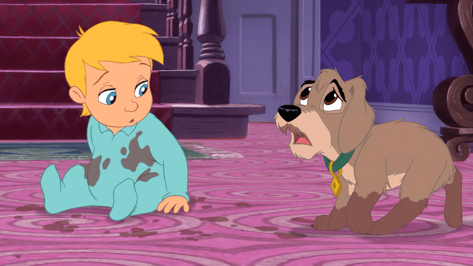Lilli e il Vagabondo, bimbo e cane, 1920x1080 Full HD 1080p, PC
