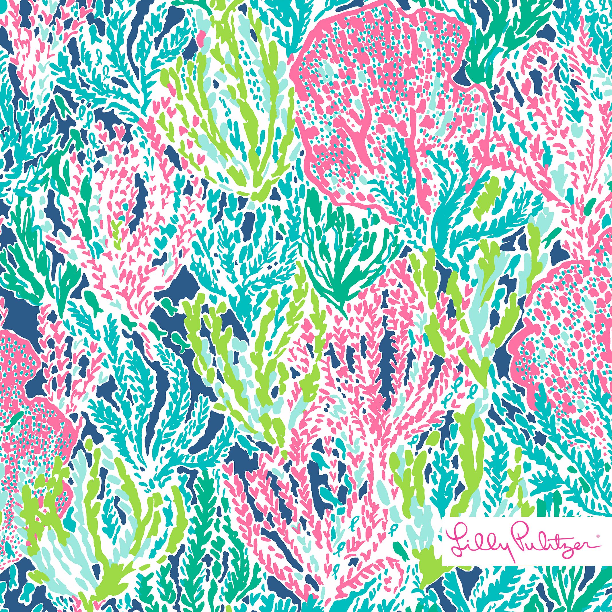 Pattern corallo Lilly Pulitzer colorato, 2134x2134 2K, Desktop