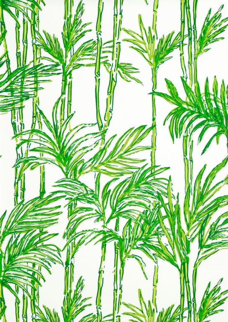 Bambù verde su bianco, 794x1119 Verticale, Mobile