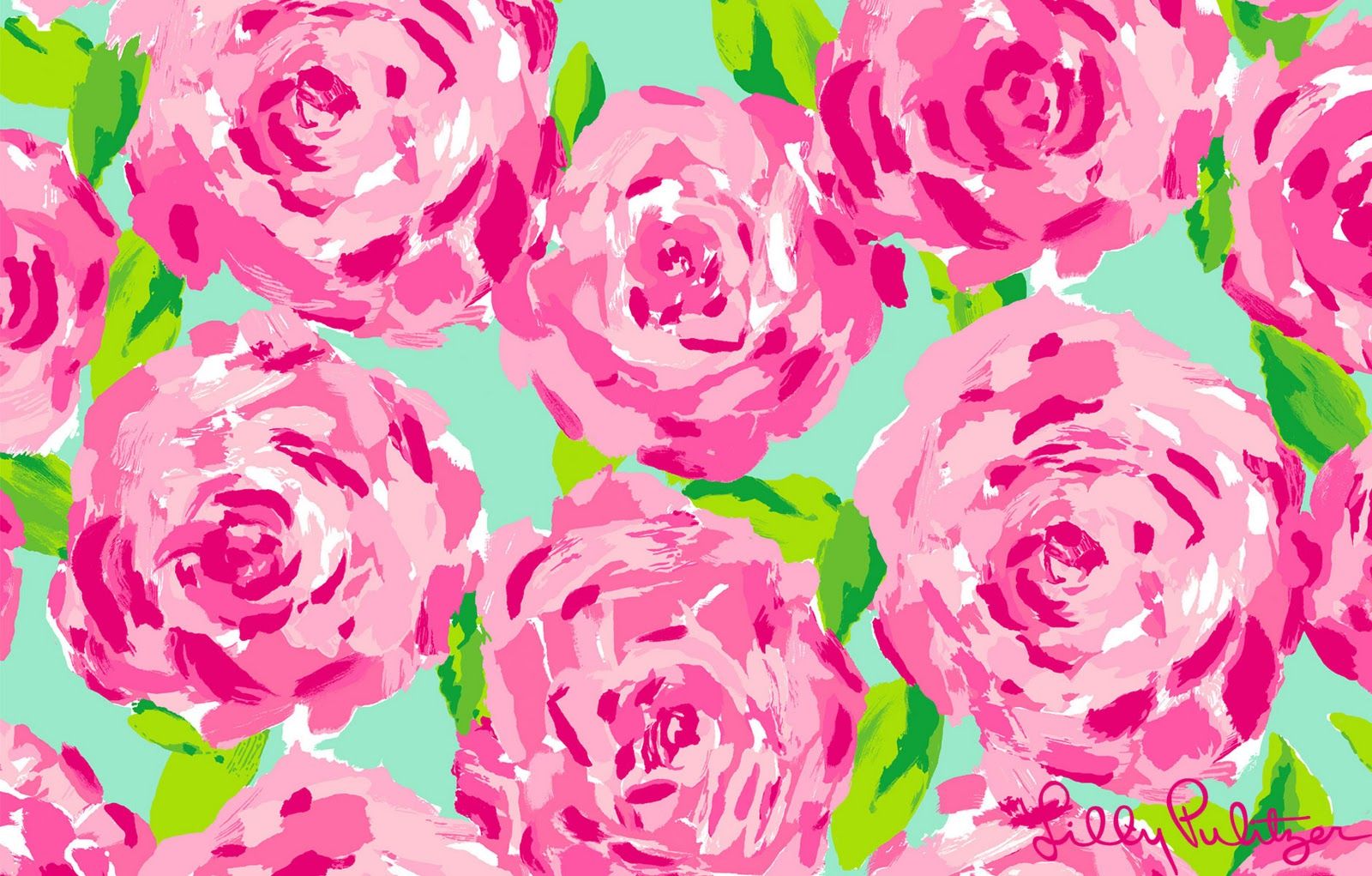 Rose rosa stile Lilly Pulitzer, 1600x1021 HD, Laptop