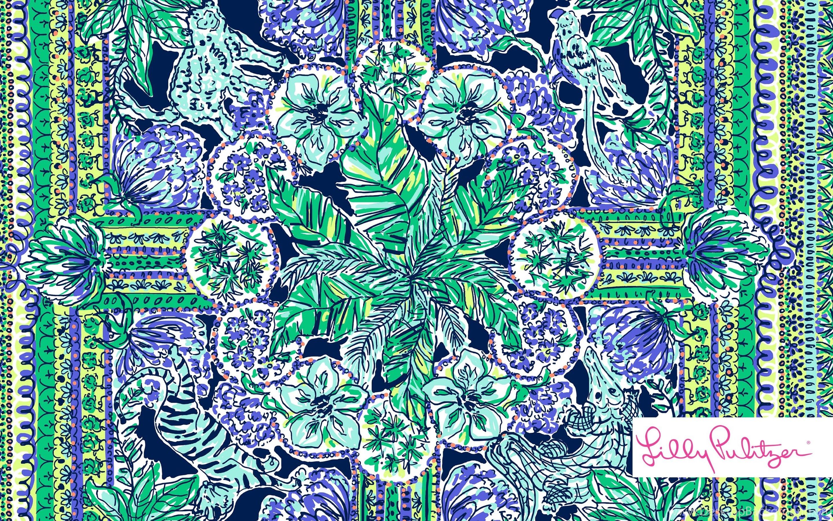 Motivo floreale tropicale blu-verde, 2880x1800 WQXGA, MacBook Pro