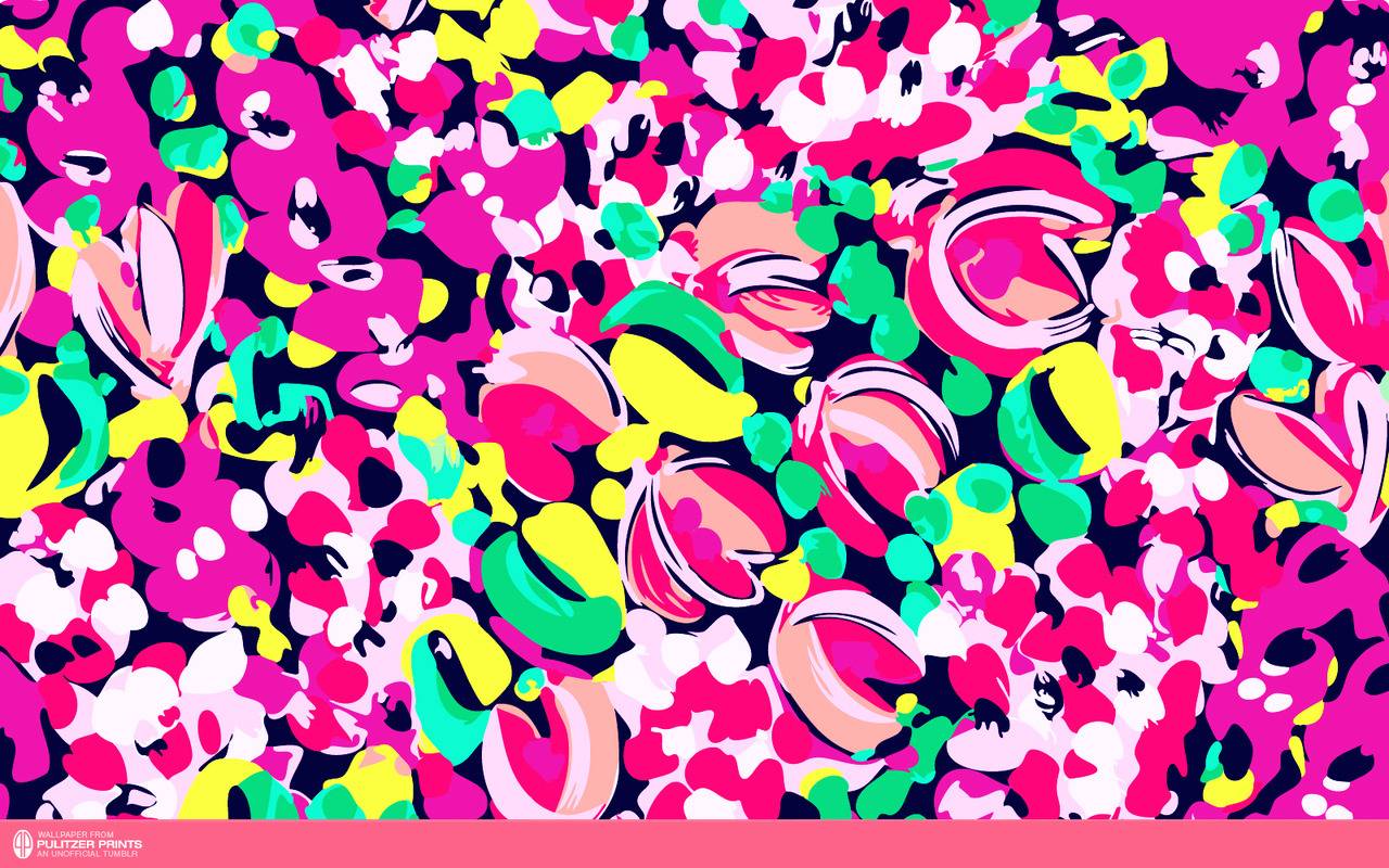Motivo floreale astratto colorato, 1280x800 HD, Desktop