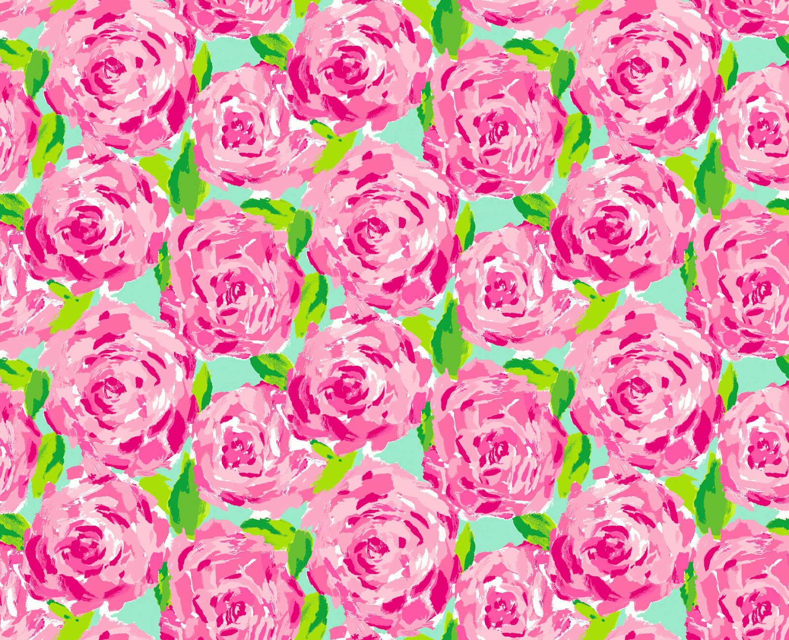 Rose rosa dipinte pattern, 1600x1298 HD, Desktop