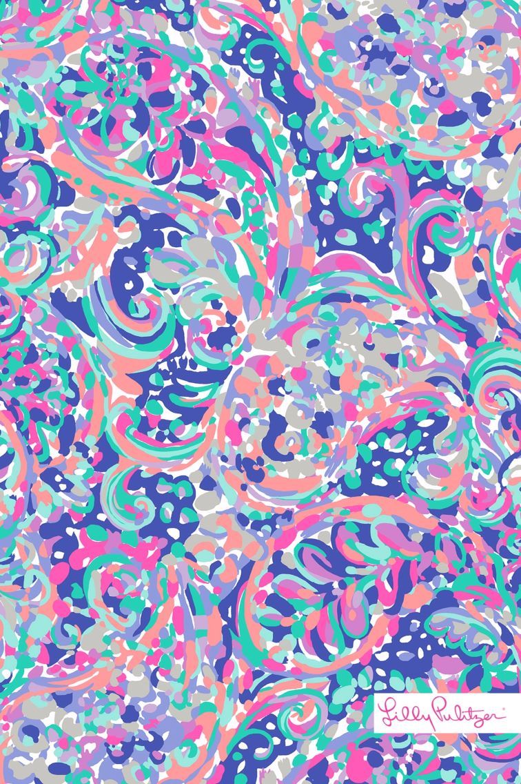 Motivo floreale astratto colorato, 756x1136 Verticale, Telefono