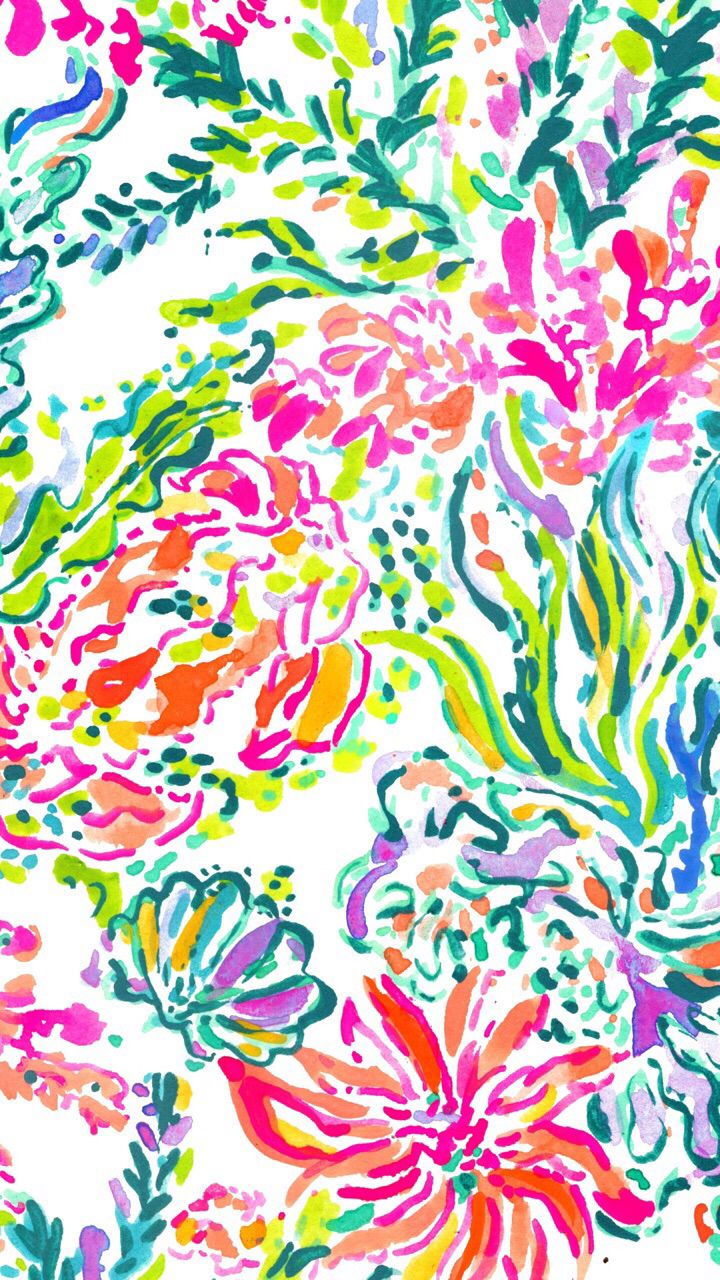Fiori tropicali colorati acquerello, 720x1280 Verticale, Telefono