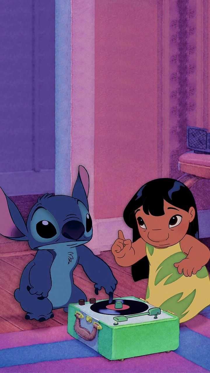 Stitch e Lilo giradischi vinile, 720x1280 Verticale, Telefono