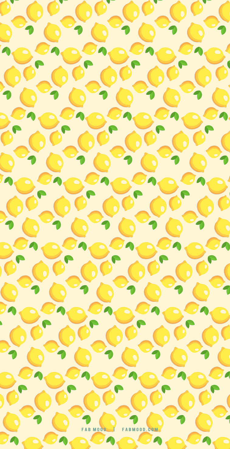 Limoni gialli pattern, 757x1477 Full HD Verticale, iPhone