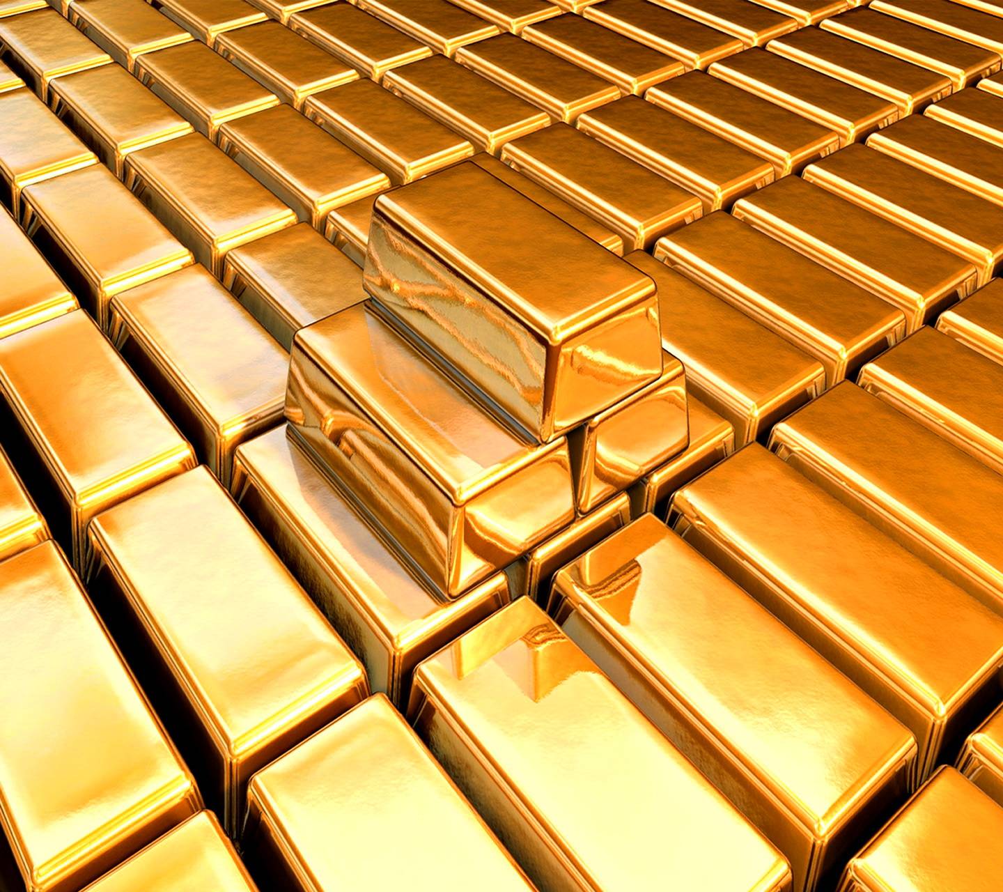 Lingotti d'oro in fila, 1920x1080 Full HD, Desktop