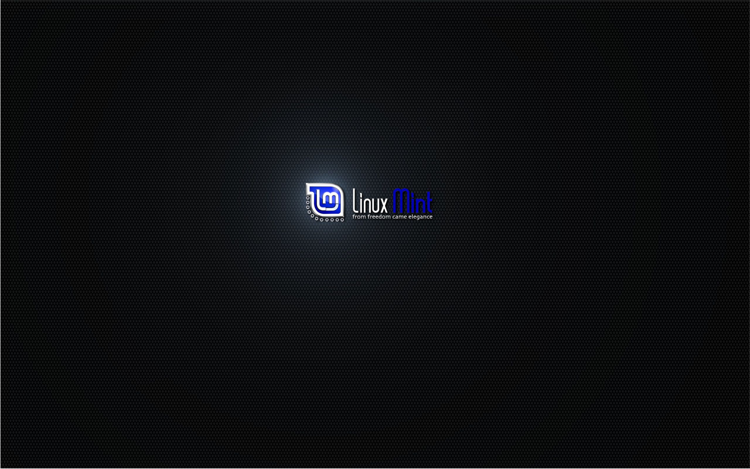Logo Linux Mint scuro, 2560x1600 WQXGA, PC