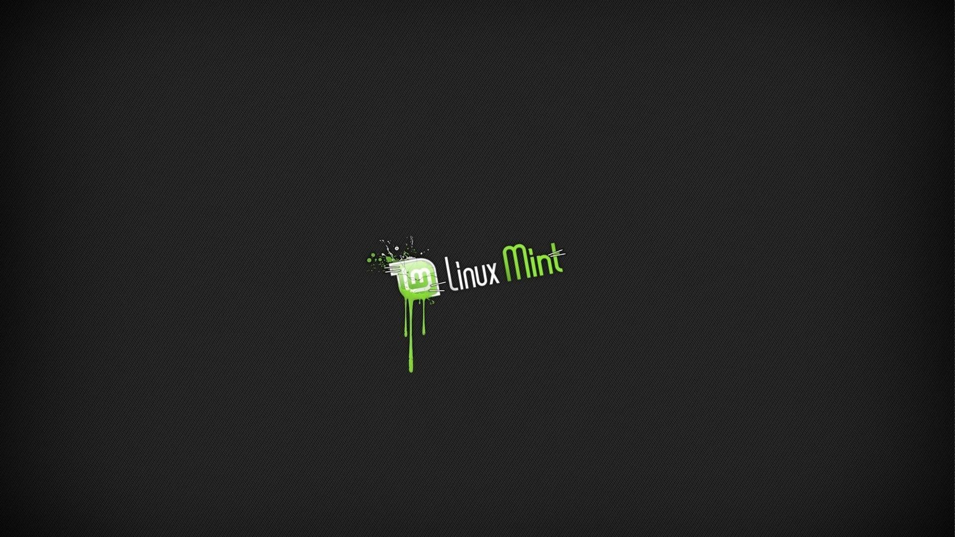 Logo Linux Mint scuro, 1920x1080 1080p, Desktop