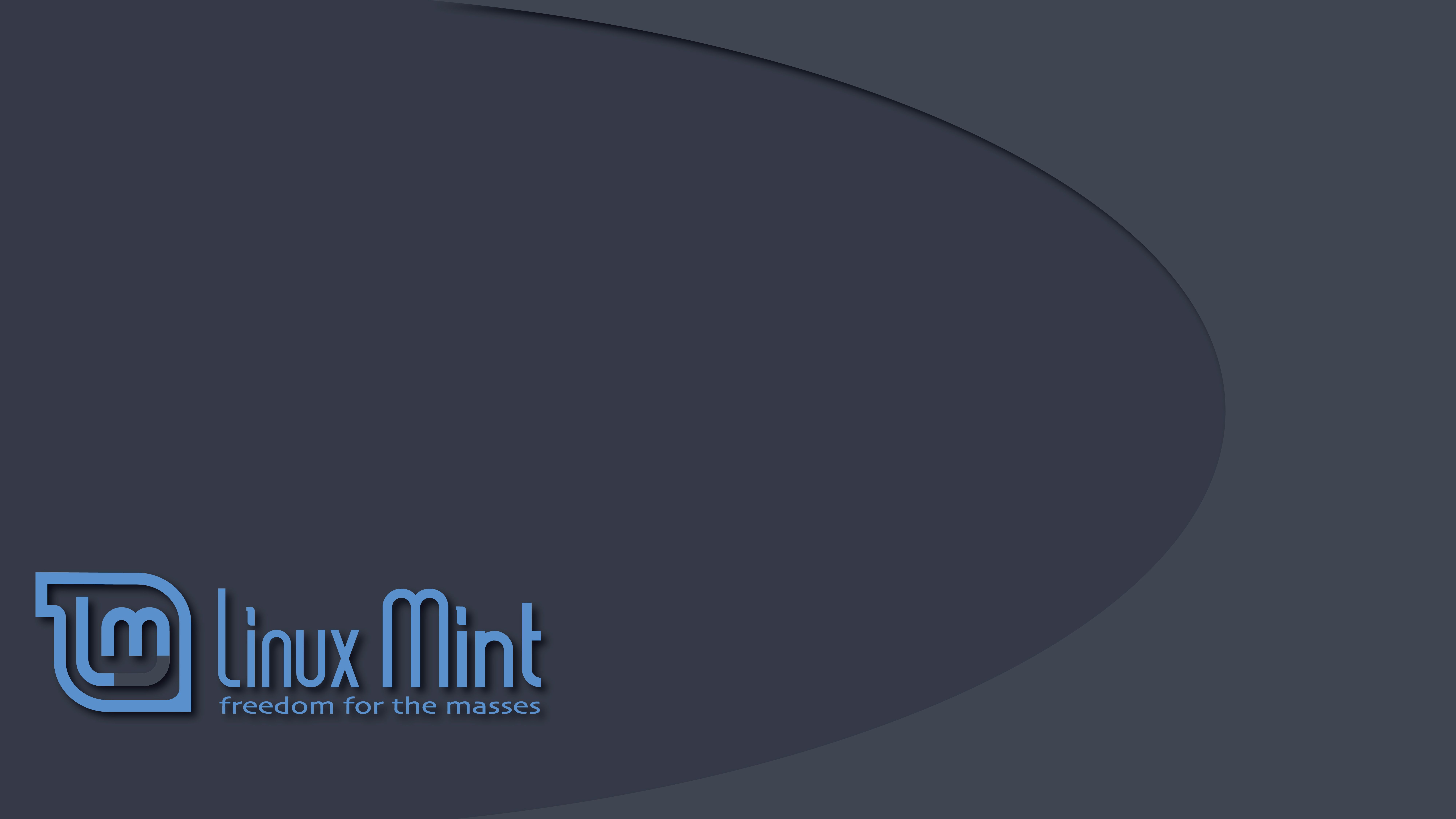 Logo Linux Mint sfondo scuro, 8000x4500 UHD, PC 4K