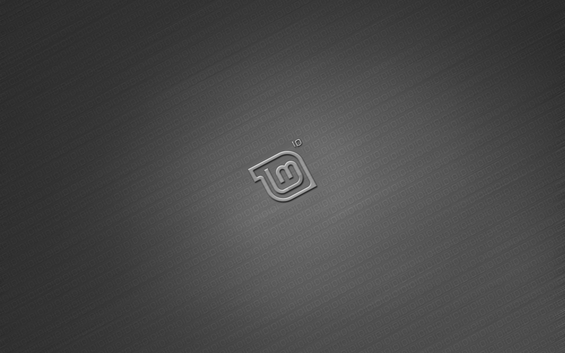 Logo Linux Mint grigio scuro, 1920x1200 Full HD+, Desktop