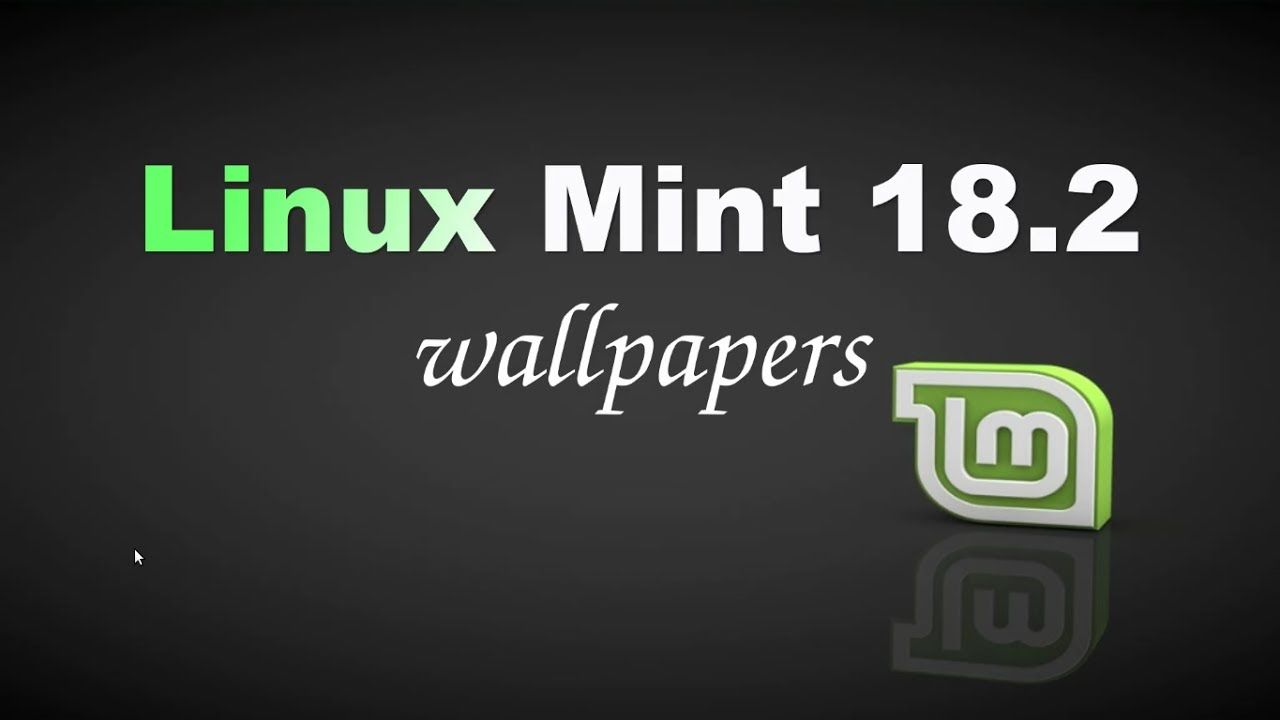 Logo Linux Mint scuro, 1280x720 HD, Desktop