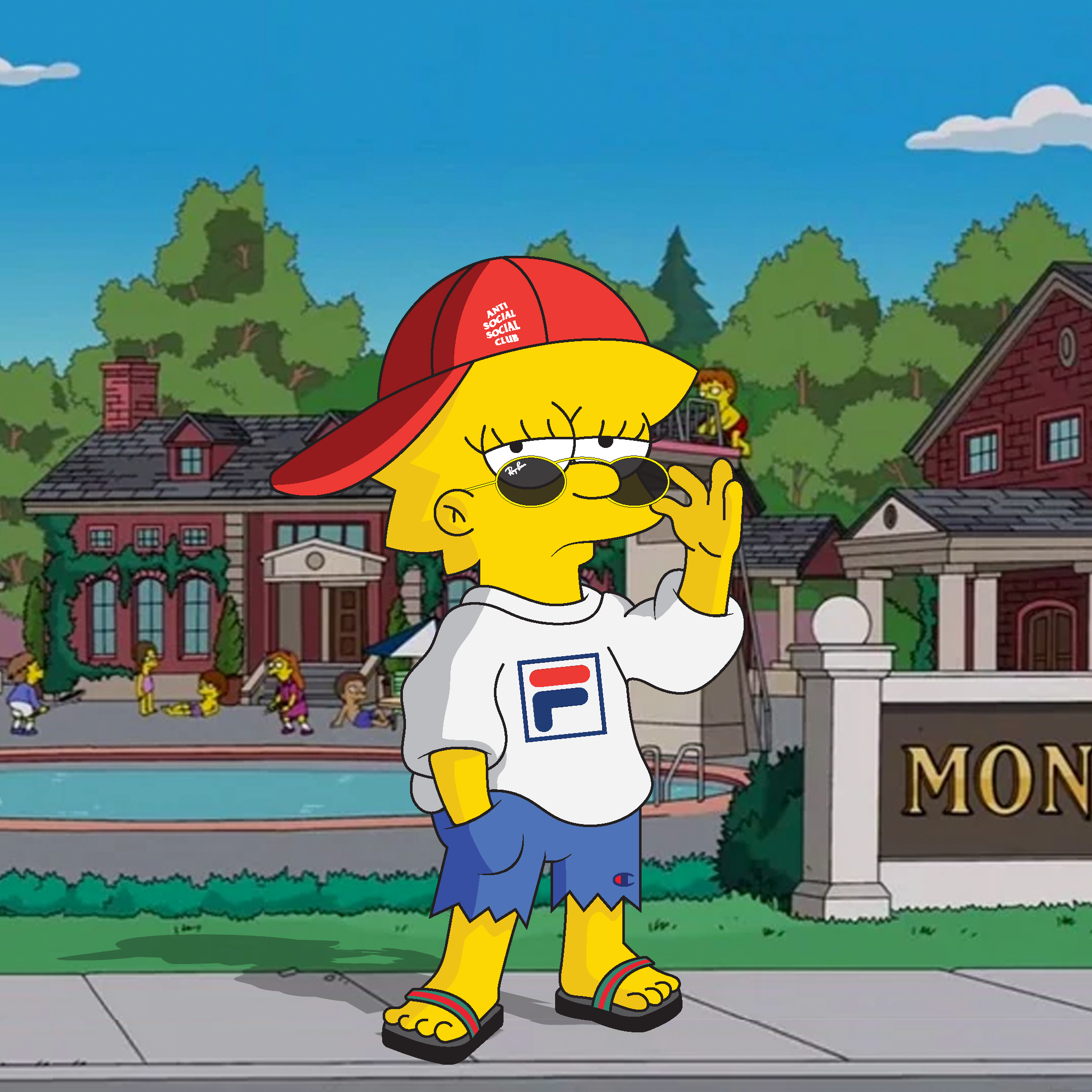 Lisa Simpson Supreme, 2000x2000 alta risoluzione, Desktop
